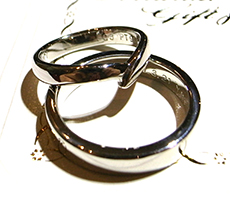 北海道滝川市手作り結婚指輪　自分で作るマリッジリングプラチナ900