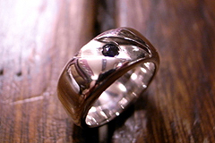北海道滝川市　「贈るギフト」ブランド　Fortunate Gift Jewelry　シルバー製(銀製）のベビーリング　銀のリング