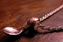 北海道滝川市　「贈るギフト」ブランド　Fortunate Gift Jewelry　シルバー製(銀製）のベビースプーン　銀のスプーン　