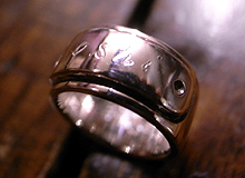 「贈るギフト」ブランド　Fortunate Gift Jewelry　銀のベビーリング-02　北海道滝川市