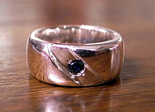 「贈るギフト」ブランド　Fortunate Gift Jewelry　銀のベビーリング-03　北海道滝川市